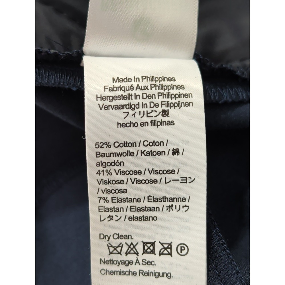 J Crew Cameron Chino Trouser Pant Womens 4 Blue Slim Stretch Business Casual - Picture 6 of 8